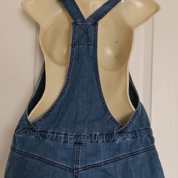 Blue Denim Overalls with Drawstring - Picture 11 of 16